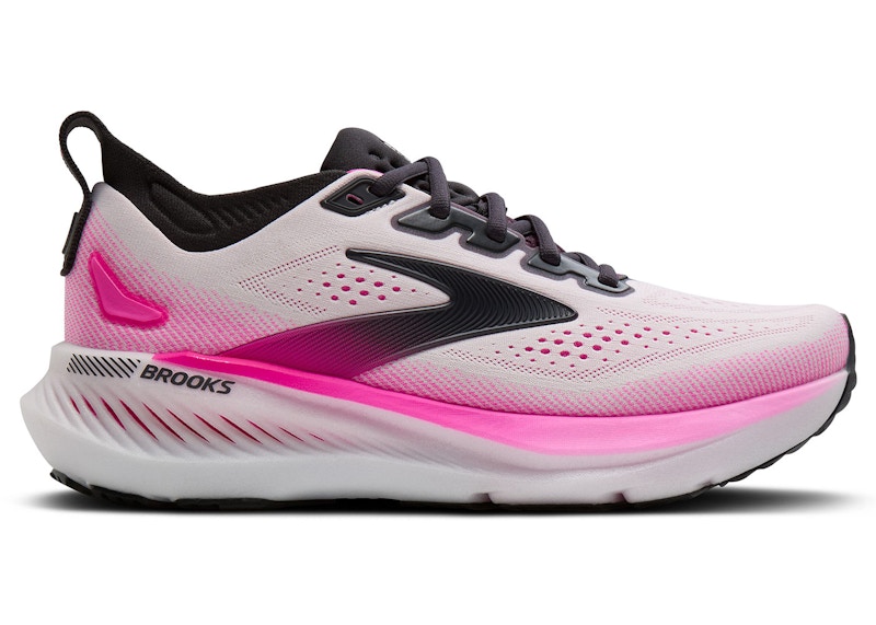 (Women) Brooks Glycerin GTS 23 White Phantom Cyber Pink 120492-1B-111