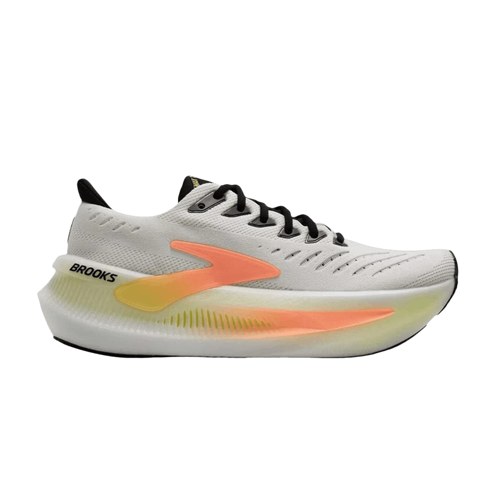 (Women) Brooks Glycerin Max 2 'White Cyber Yellow Nightlife' 120468-1B-196