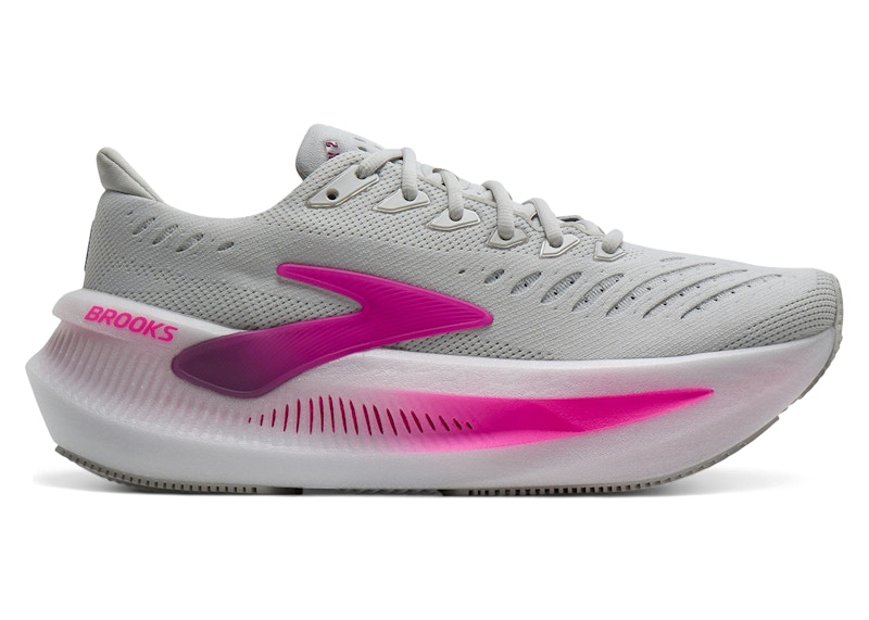 (Women) Brooks Glycerin Max 2 Oyster Argyle Cyber Pink 120468-1B-048