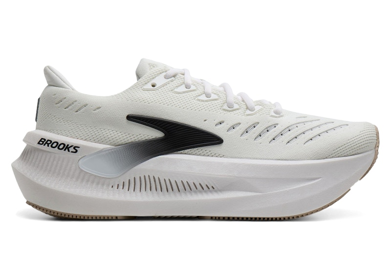 (Women) Brooks Glycerin Max 2 White Black Chateau Gray 120468-1B-131