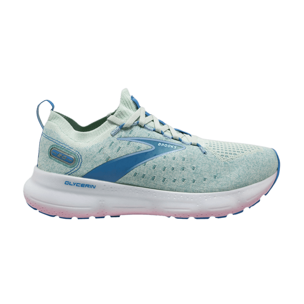 (Women) Brooks Glycerin StealthFit 20 'Blue Glass Open Air'  120372-1B-409
