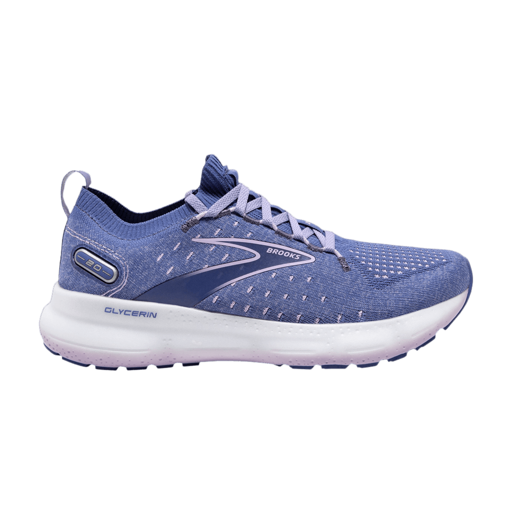 (Women) Brooks Glycerin StealthFit 20 'Blue Pastel Lilac'  120372-1B-402