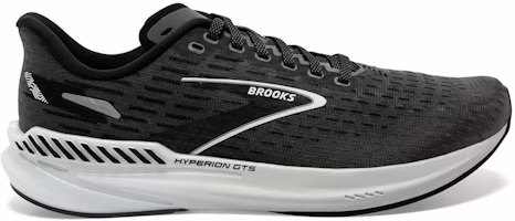 (Women) Brooks Hyperion GTS Gunmetal Black White 120397-1B-008 (Women) Brooks Hyperion GTS Gunmetal Black White 120397-1B-008