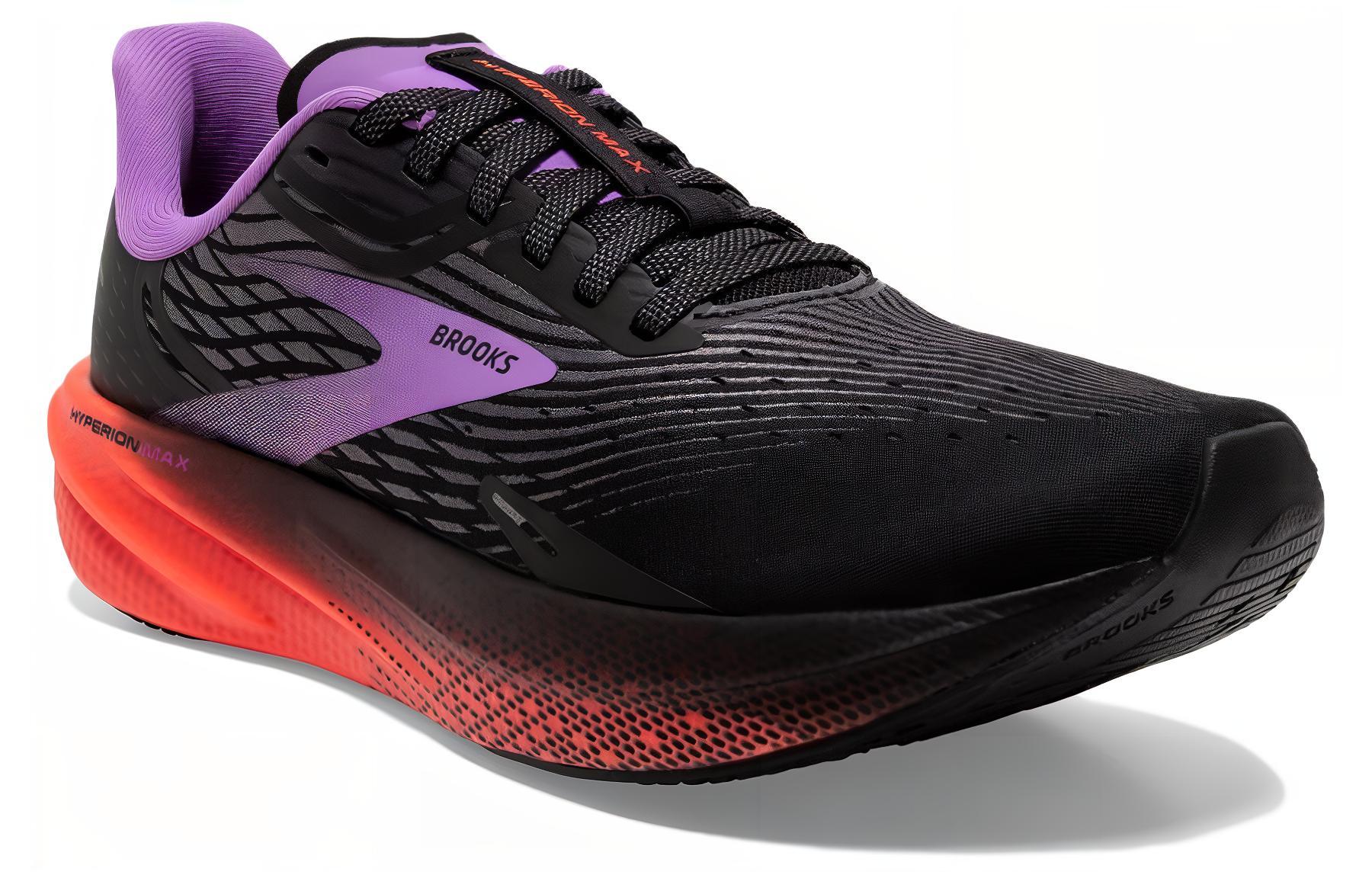 Lookbook (W) ブルックス ハイペリオン マックス 黒紫赤 120377-089