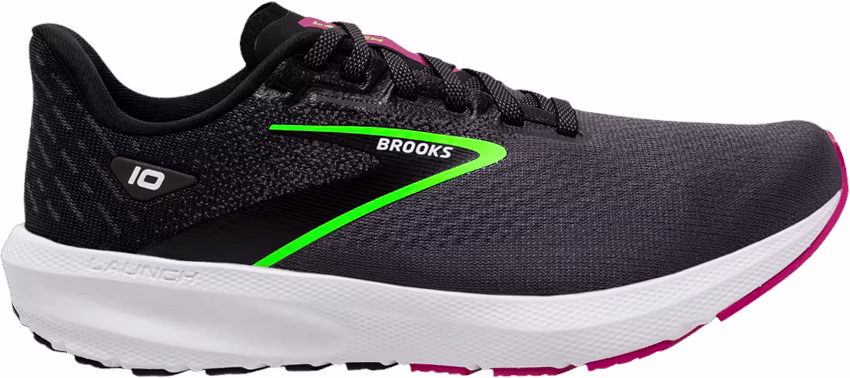 brooks-launch-10-black-green-women