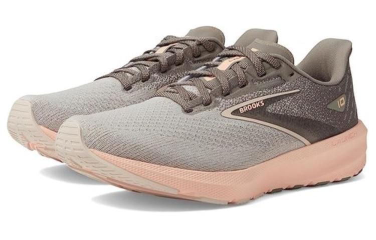 Lookbook Brooks布魯克斯 Launch 10 舒適氣質百搭 減震耐磨 低幫 跑步鞋 女款 灰色