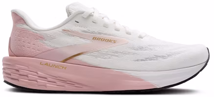 (Women) Brooks Launch 11 'White Gold Pink' 120439-1B-164 (Women) Brooks Launch 11 'White Gold Pink' 120439-1B-164