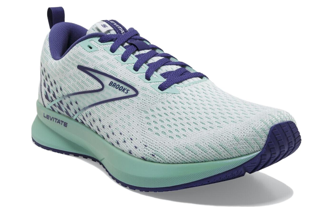 Lookbook (W) Brooks Levitate 5 'Putih Aqua' Sneakers 120357-1B-127