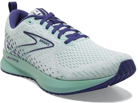(W) Brooks Levitate 5 'Putih Aqua' Sneakers 120357-1B-127 Lookbook (W) Brooks Levitate 5 'Putih Aqua' Sneakers 120357-1B-127