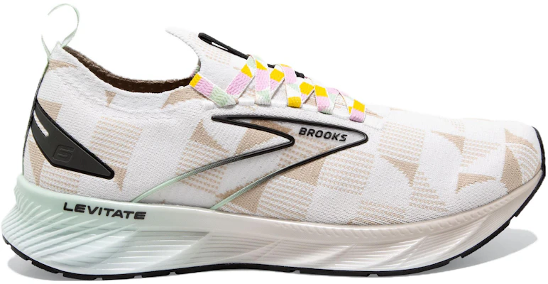 (W) Brooks Levitate StealthFit 6 'Checkered - Putih Perak' 120385-1B-141 Order (W) Brooks Levitate StealthFit 6 'Checkered - Putih Perak' 120385-1B-141
