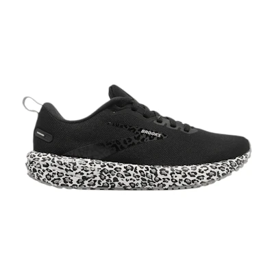 (W) Brooks Revel 6 'Black White Leopard'