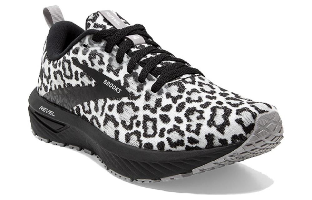 Lookbook (Women) Brooks Revel 6 'White Black Leopard'  120386-1B-058