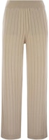 (Women) Brunello Cucinelli Beige Mid-Waist Straight-Leg Casual Pants. M12193499CN058 (Women) Brunello Cucinelli Beige Mid-Waist Straight-Leg Casual Pants. M12193499CN058
