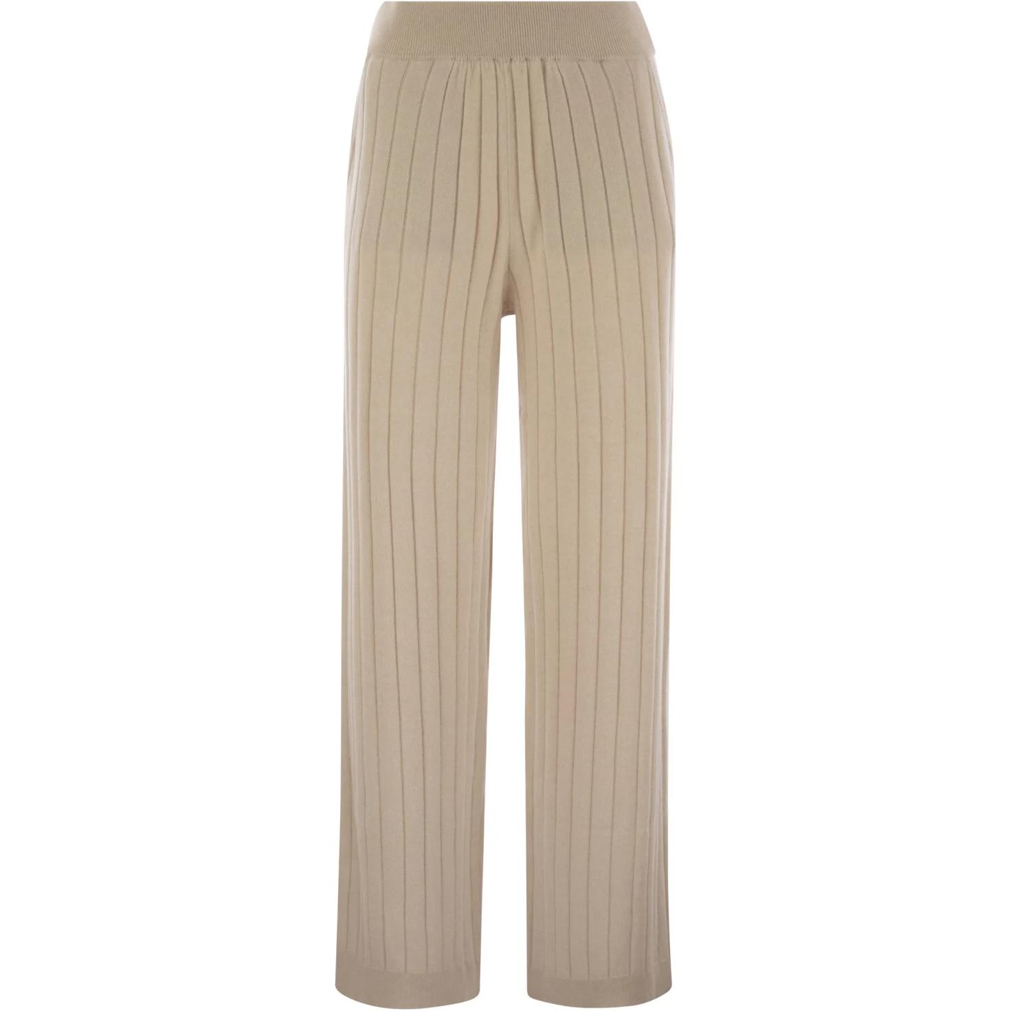 Order (W) Brunello Cucinelli 米色中腰直筒休閒長褲 M12193499CN058