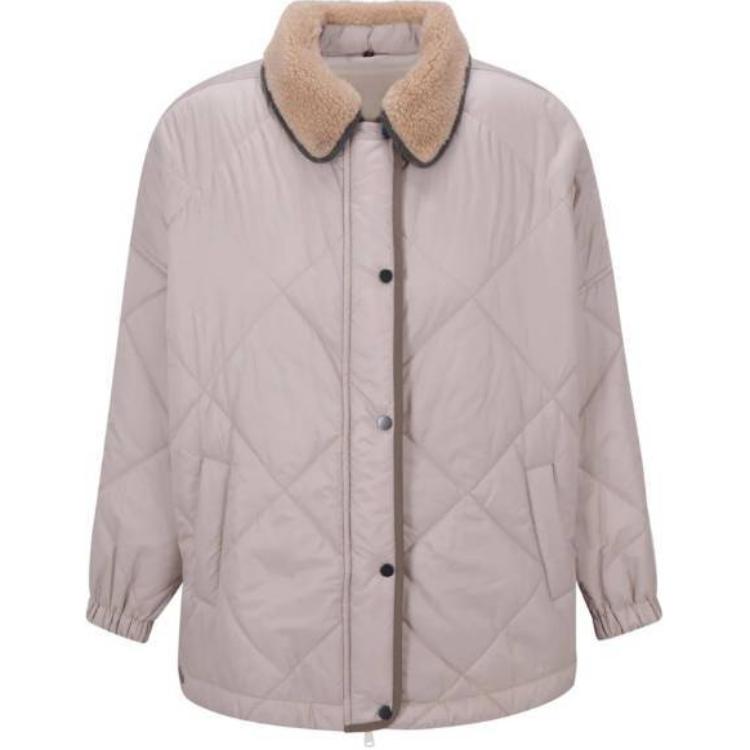 Order (W) Brunello Cucinelli 米色單排扣長袖外套 MH5042631-C7958