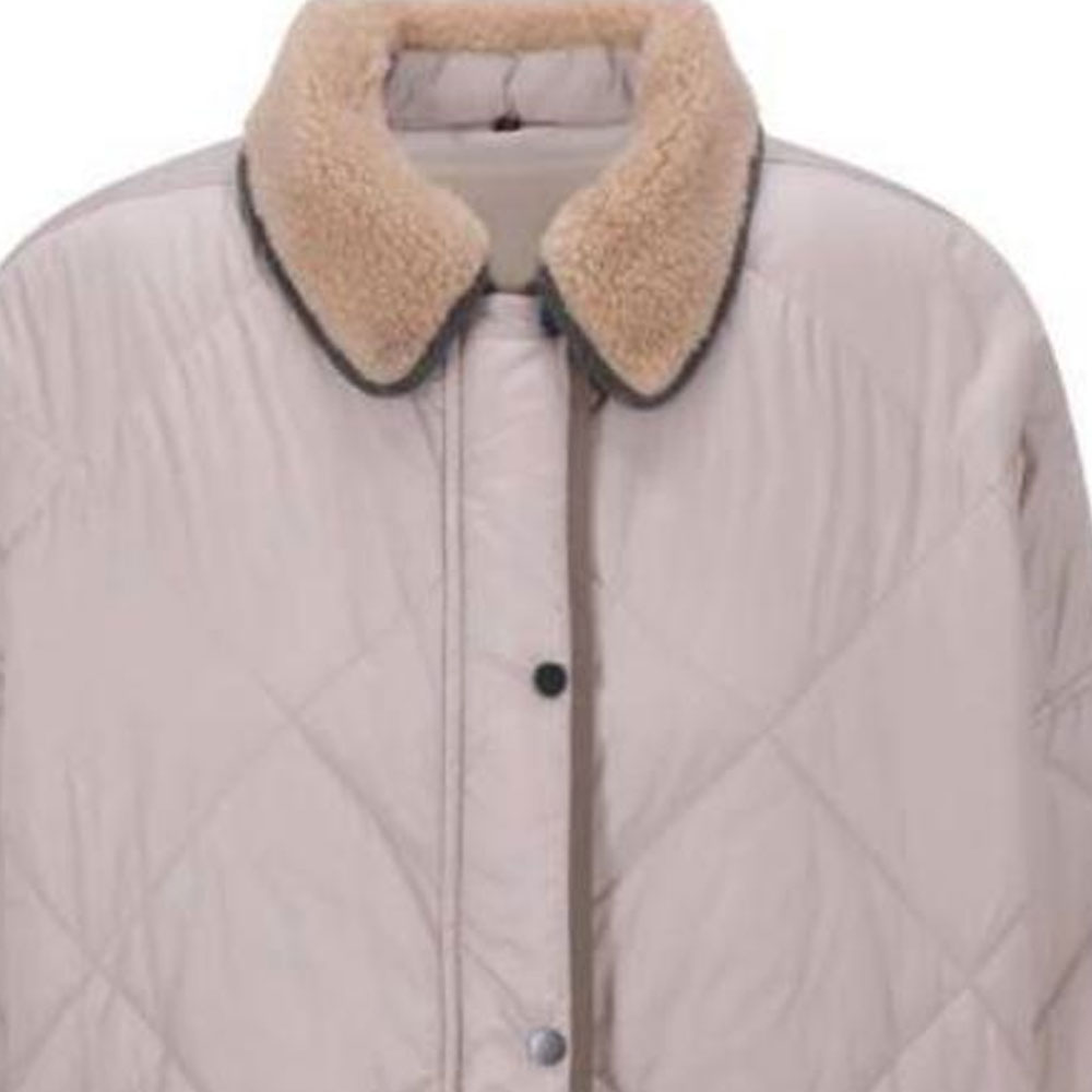 Shop (W) Brunello Cucinelli 米色單排扣長袖外套 MH5042631-C7958