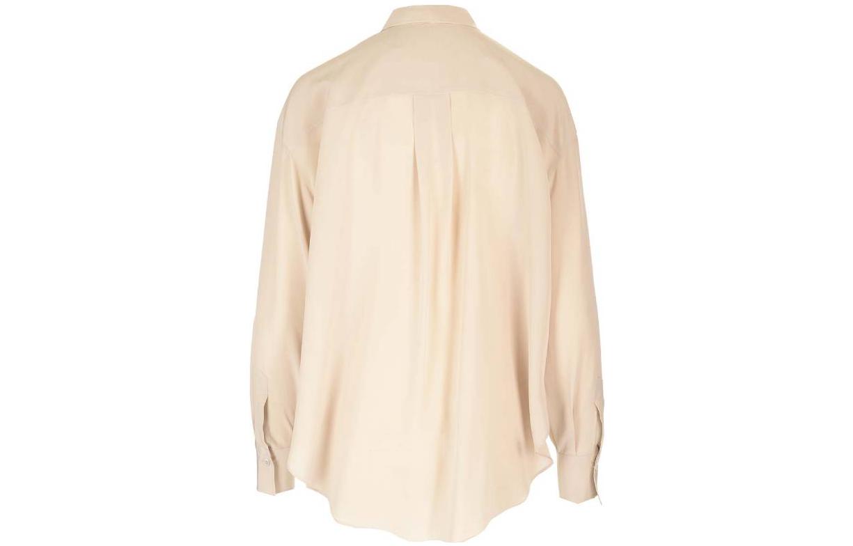 Lookbook (W) Brunello Cucinelli Baju Beige Lengan Panjang Butang Longgar Lelaki MB993MZ416-C8561