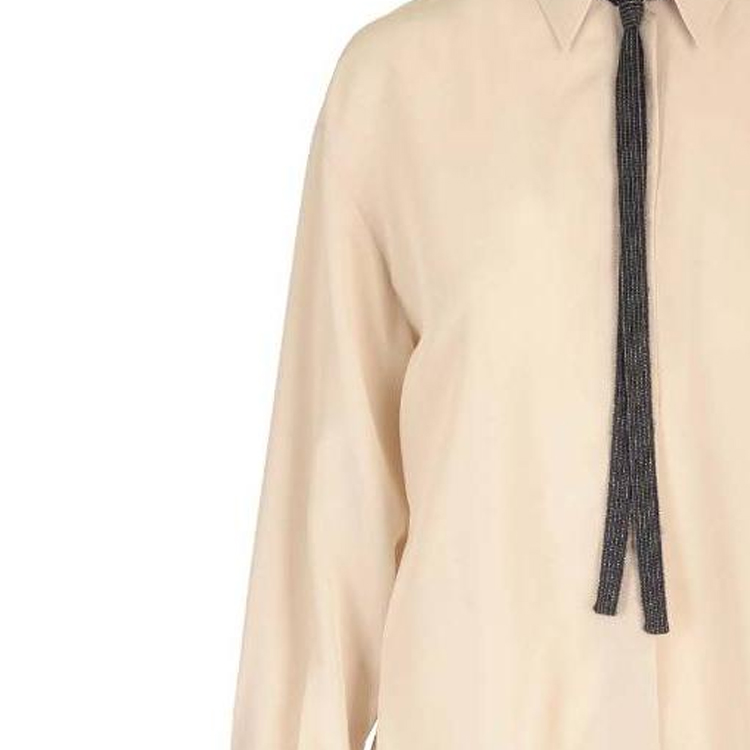 Details for (W) Brunello Cucinelli Baju Beige Lengan Panjang Butang Longgar Lelaki MB993MZ416-C8561