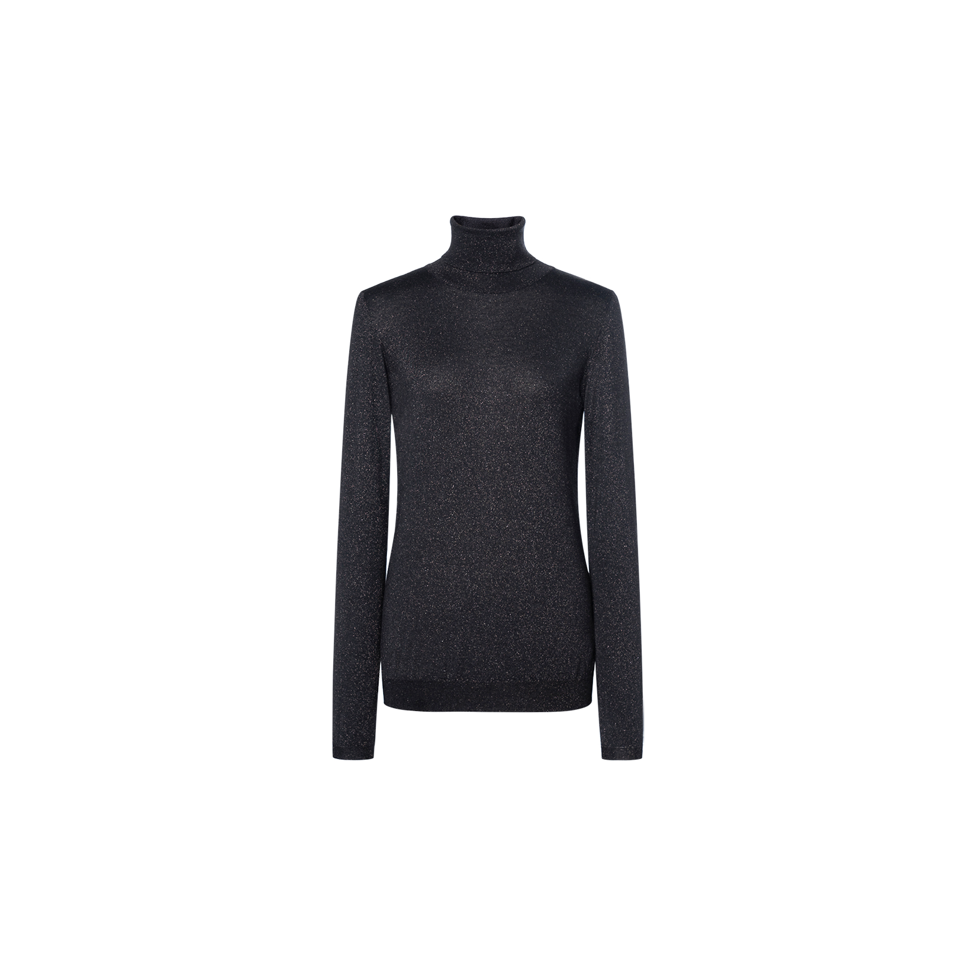 (Women) Brunello Cucinelli  Dark Gray Turtleneck Cashmere Sweater. M41800063-C2803