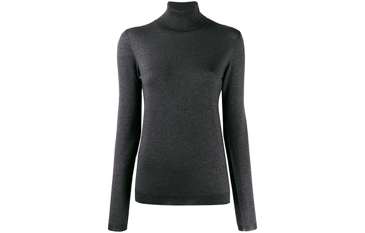 Order (W) Brunello Cucinelli 深灰色高領羊絨毛衣 M41800063-C2803