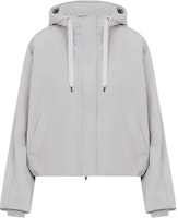 (Women) Brunello Cucinelli Grey Hooded Zip-Up Jacket Long Sleeve Outerwear MB5747975P-C2613 (Women) Brunello Cucinelli Grey Hooded Zip-Up Jacket Long Sleeve Outerwear MB5747975P-C2613