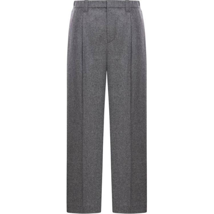 Order (W) Brunello Cucinelli 高腰寬鬆直筒長褲 灰色 MD588P8632-C032