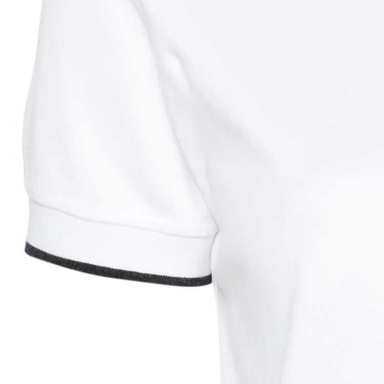 Details for (W) Brunello Cucinelli 標誌印花短袖網球T恤 白色 SS24 ML824EN400-C159