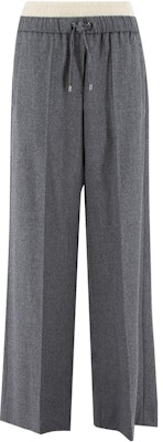 (W) Brunello Cucinelli 中腰直筒休閒褲 淺灰色 ME226P8429-C003 Buy (W) Brunello Cucinelli 中腰直筒休閒褲 淺灰色 ME226P8429-C003