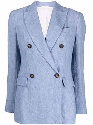 (W) Brunello Cucinelli 雙排扣長袖西裝外套 MF5882211-C025 Order (W) Brunello Cucinelli 雙排扣長袖西裝外套 MF5882211-C025