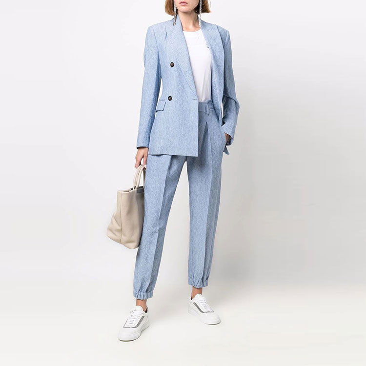 Lookbook (W) Brunello Cucinelli 雙排扣長袖西裝外套 MF5882211-C025