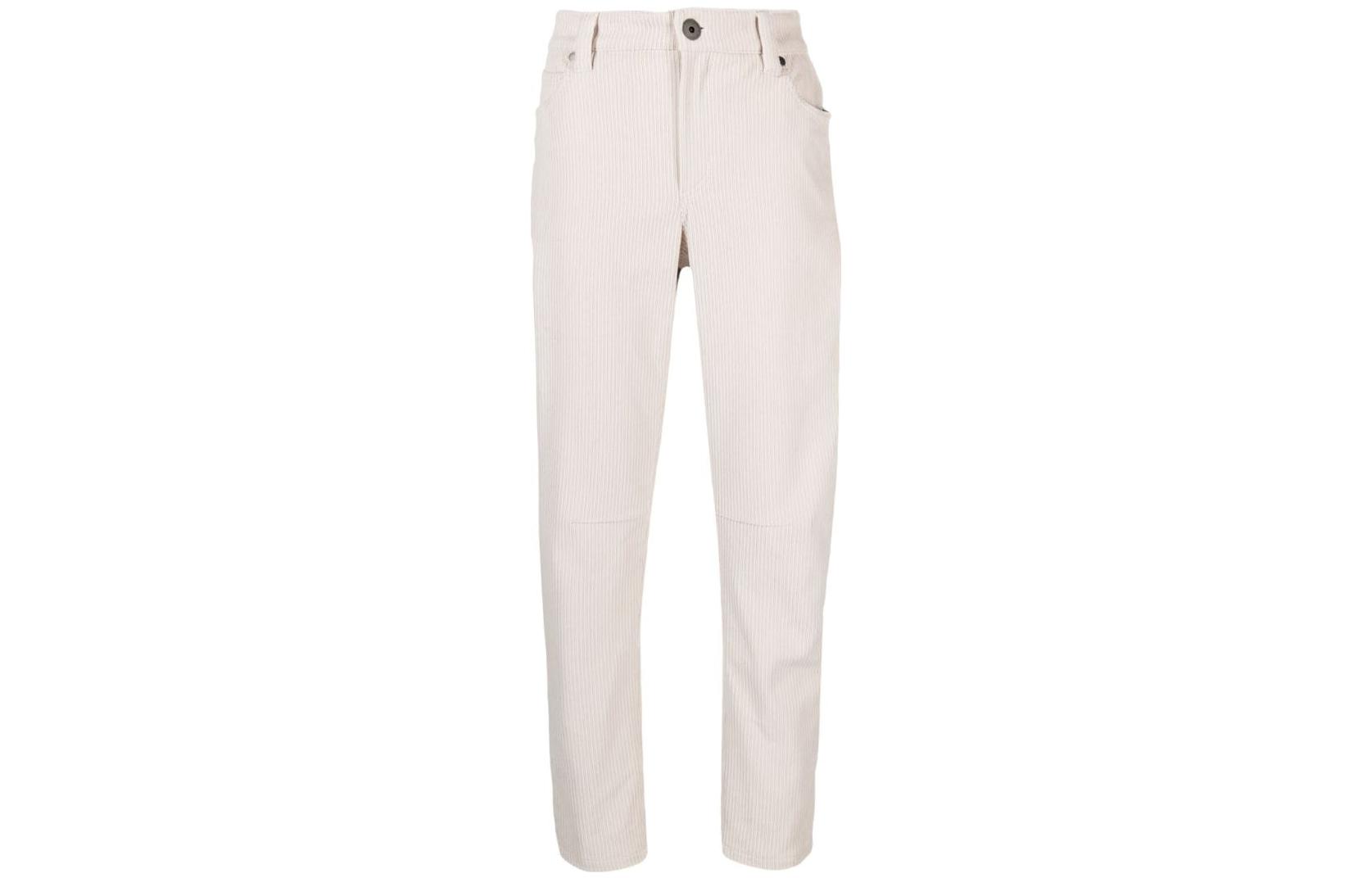 Cheap (W) Brunello Cucinelli 純色中腰錐形休閒褲 MB111P8499-C2126