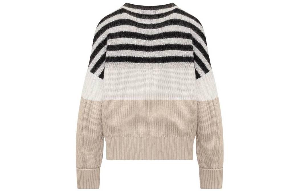 Lookbook (W) Brunello Cucinelli 條紋圓領針織衫 多色 M16505200CAL56