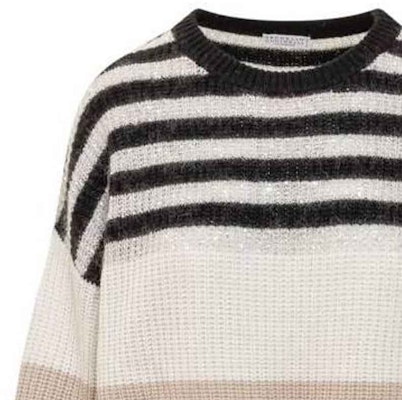 (W) Brunello Cucinelli 條紋圓領針織衫 多色 M16505200CAL56 Details for (W) Brunello Cucinelli 條紋圓領針織衫 多色 M16505200CAL56