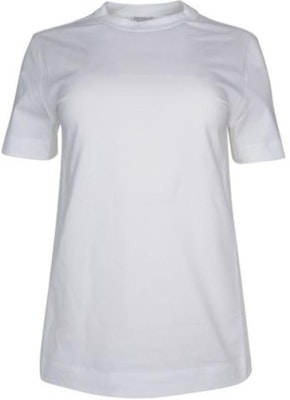 (W) 布內洛庫奇內利 白色素色圓領休閒T恤 SS24 M0T81BI100-C6159 Buy (W) 布內洛庫奇內利 白色素色圓領休閒T恤 SS24 M0T81BI100-C6159