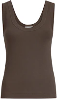 (Women) Brunello Cucinelli Beaded Ribbed Slim Sleeveless Tank Top. M0TC8FX210-C8589 (Women) Brunello Cucinelli Beaded Ribbed Slim Sleeveless Tank Top. M0TC8FX210-C8589