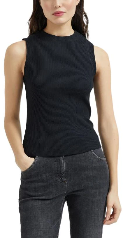 women-brunello-cucinelli-black-solid-ribbed-crew-neck-tank-top-251-mh-990-bm-100-c101