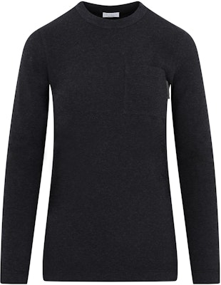 (W) Brunello Cucinelli FW22 黑色純色口袋圓領毛衣 MPT18BB310-C055 Buy (W) Brunello Cucinelli FW22 黑色純色口袋圓領毛衣 MPT18BB310-C055