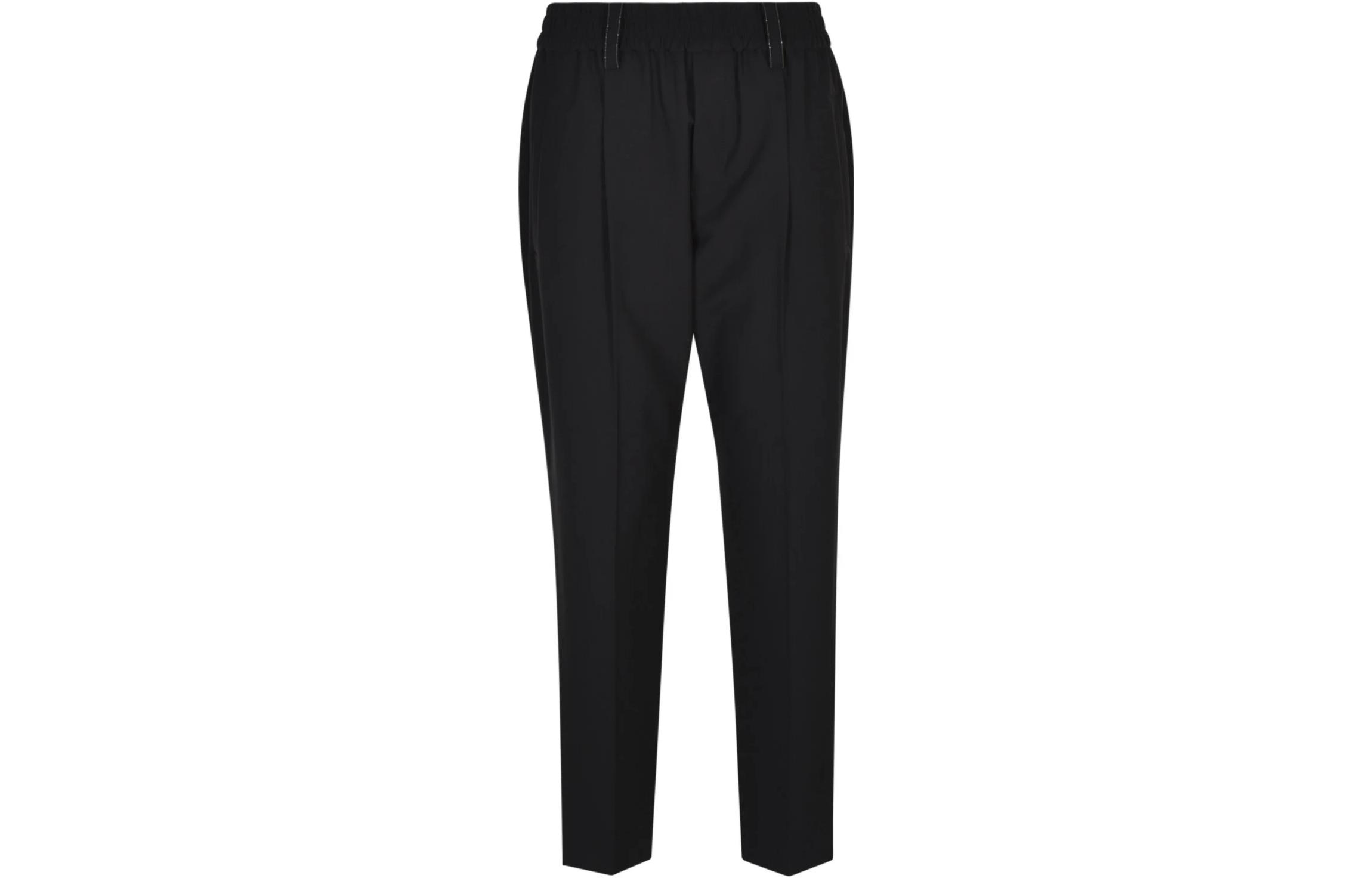 Order (W) Brunello Cucinelli 2022秋冬修身款休閒長褲黑色 M0W07P7811-C101