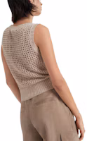Purchase (W) Brunello Cucinelli FW23 米色亮片V領針織背心. MDV796800-C059