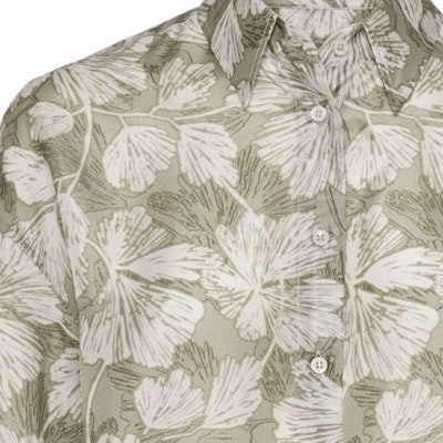 (W) 브루넬로 쿠치넬리 FW23 그린 리프 프린트 긴소매 캐주얼 셔츠. ML926RC616-C6301 Shop (W) 브루넬로 쿠치넬리 FW23 그린 리프 프린트 긴소매 캐주얼 셔츠. ML926RC616-C6301