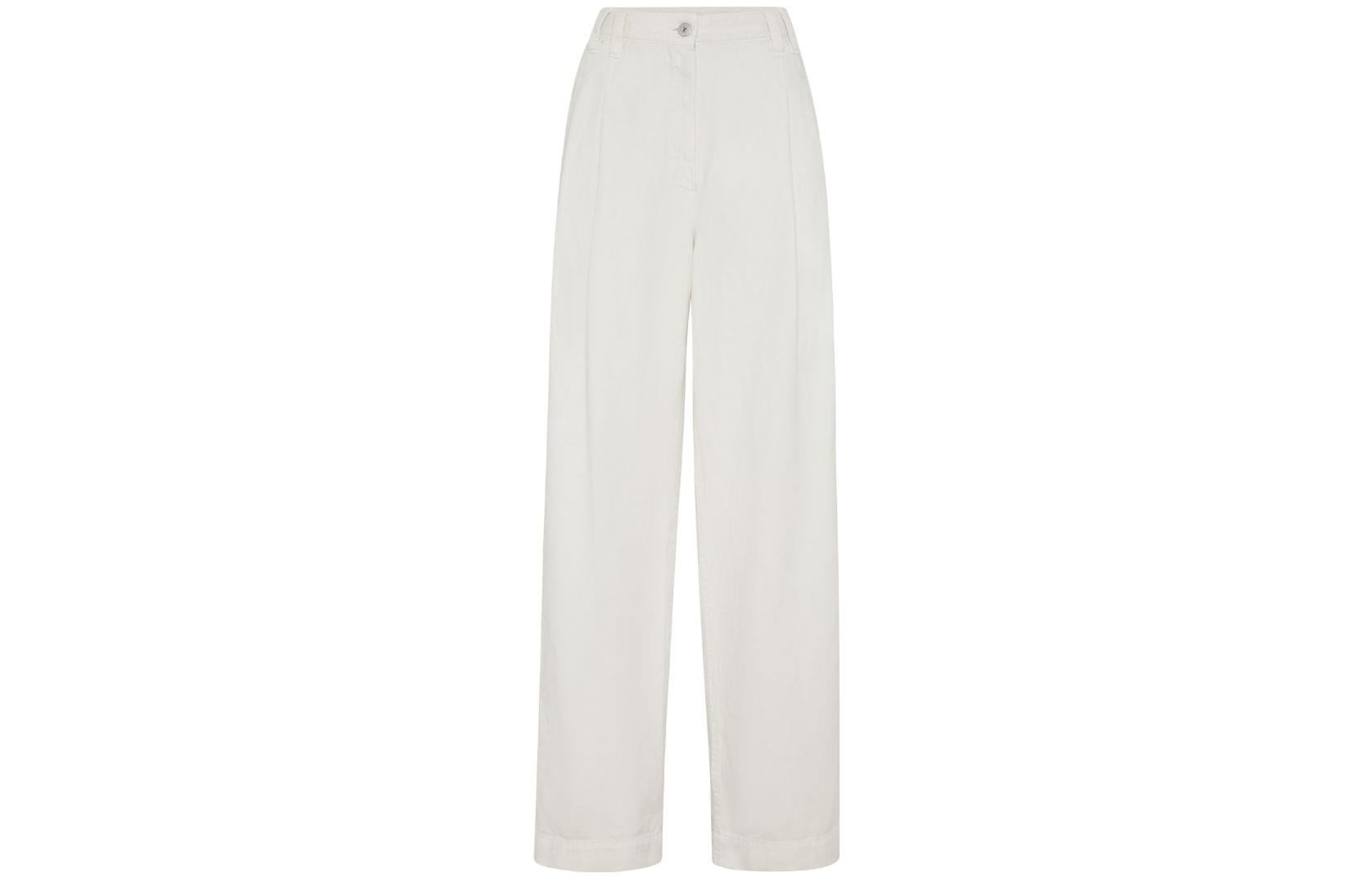 Order (W) Brunello Cucinelli FW23 高腰直筒休閒長褲 白色. ML996P5889-C8739