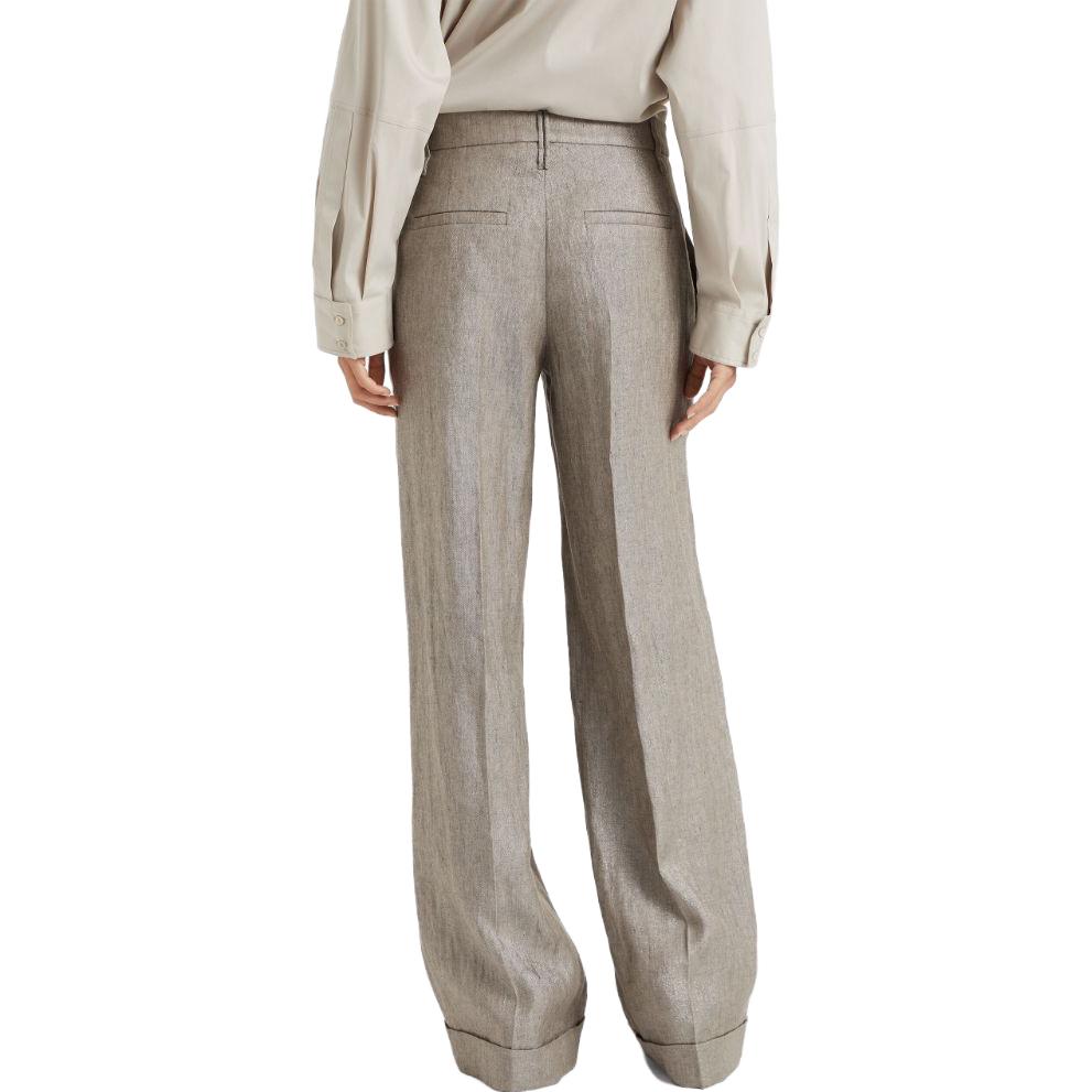 Purchase (W) Brunello Cucinelli FW23 高腰寬褲 休閒長褲 米色. MH567P8492-C002