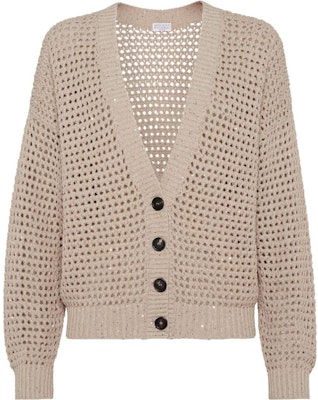 (W) Brunello Cucinelli FW23 卡其色長袖針織開衫 結扣毛衣. MDV796806-C059 Buy (W) Brunello Cucinelli FW23 卡其色長袖針織開衫 結扣毛衣. MDV796806-C059