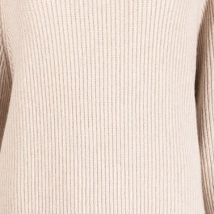 Details for (W) Brunello Cucinelli FW23 純色羅紋針織圓領毛衣 淺粉色 M12719000-C9504