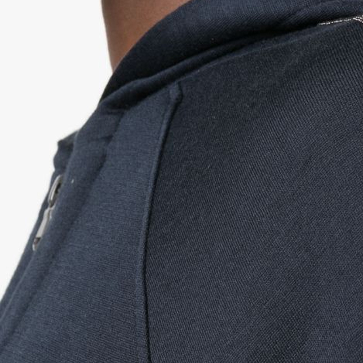 Details for (W) 布内洛·库奇内利 FW23 藏蓝色宽松拉链连帽卫衣 MD828SM606-C8366