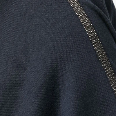 (W) 布内洛·库奇内利 FW23 藏蓝色宽松拉链连帽卫衣 MD828SM606-C8366 Sizing (W) 布内洛·库奇内利 FW23 藏蓝色宽松拉链连帽卫衣 MD828SM606-C8366