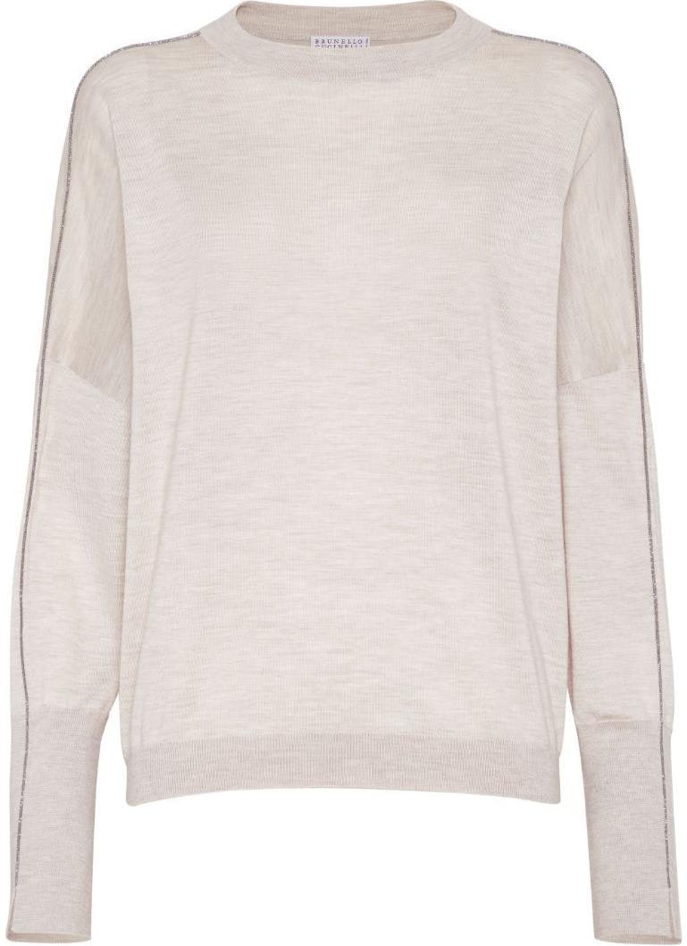women-brunello-cucinelli-fw-24-beige-chain-detail-crewneck-long-sleeve-sweater-m13834700-c9276