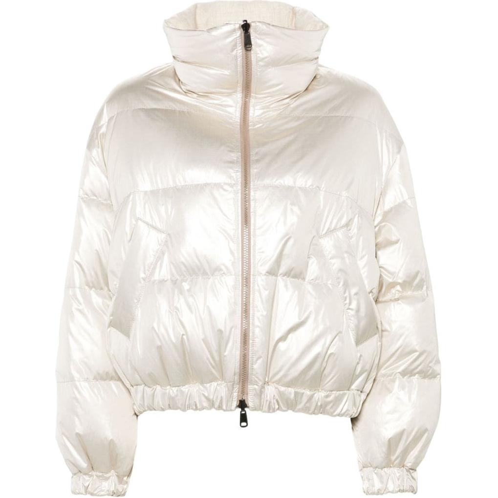 (Women) Brunello Cucinelli FW24  Reversible Down Jacket Cream White. ML1597927-C130