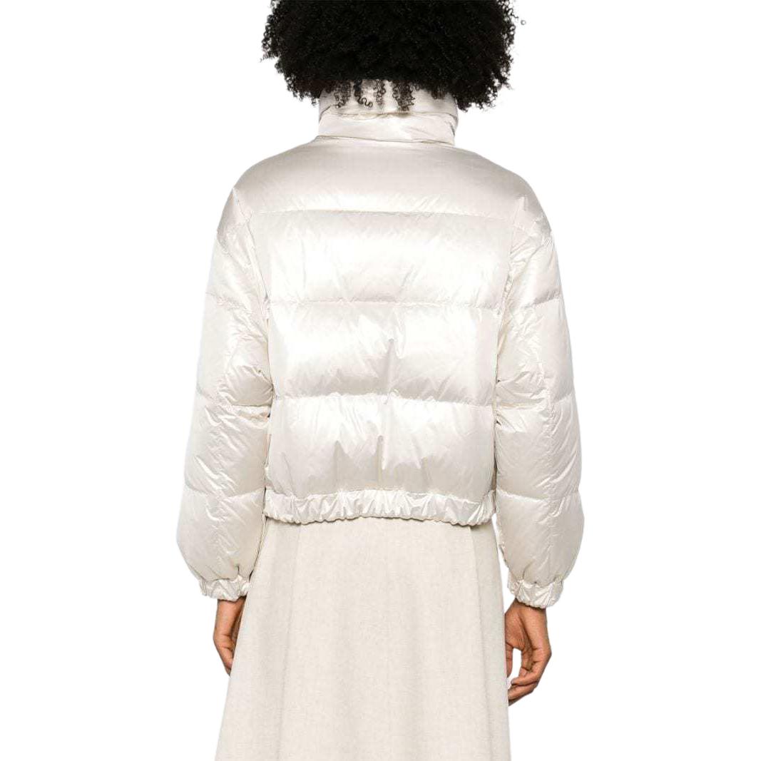 Shop (W) Brunello Cucinelli FW24 雙面羽絨外套 奶油白色款式。 ML1597927-C130