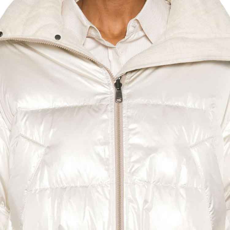 Sizing (W) Brunello Cucinelli FW24 雙面羽絨外套 奶油白色款式。 ML1597927-C130